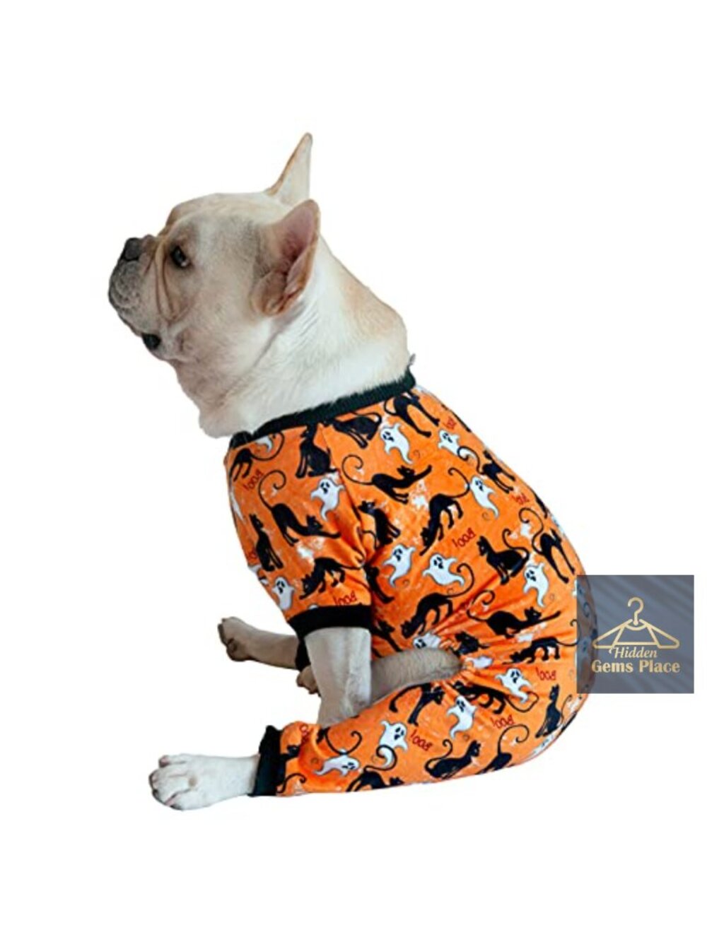 CuteBone Soft Stretchy Dog Pajamas Pullover Jumpsuit Small Dogs Halloween